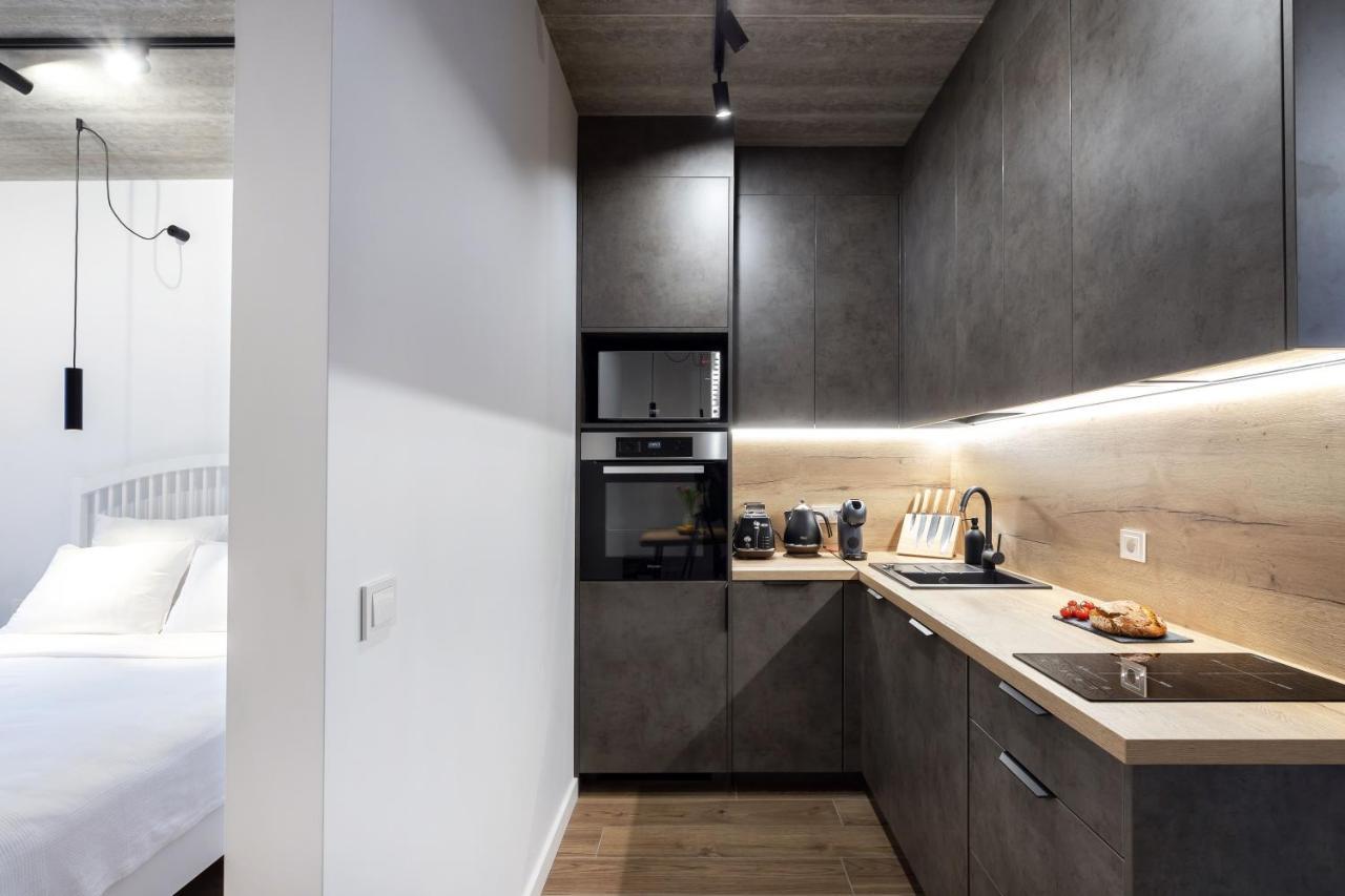 City Center Sanctuary Modern Business-Class Studio With Free Parking In The Heart Of VNO Eksteriør bilde
