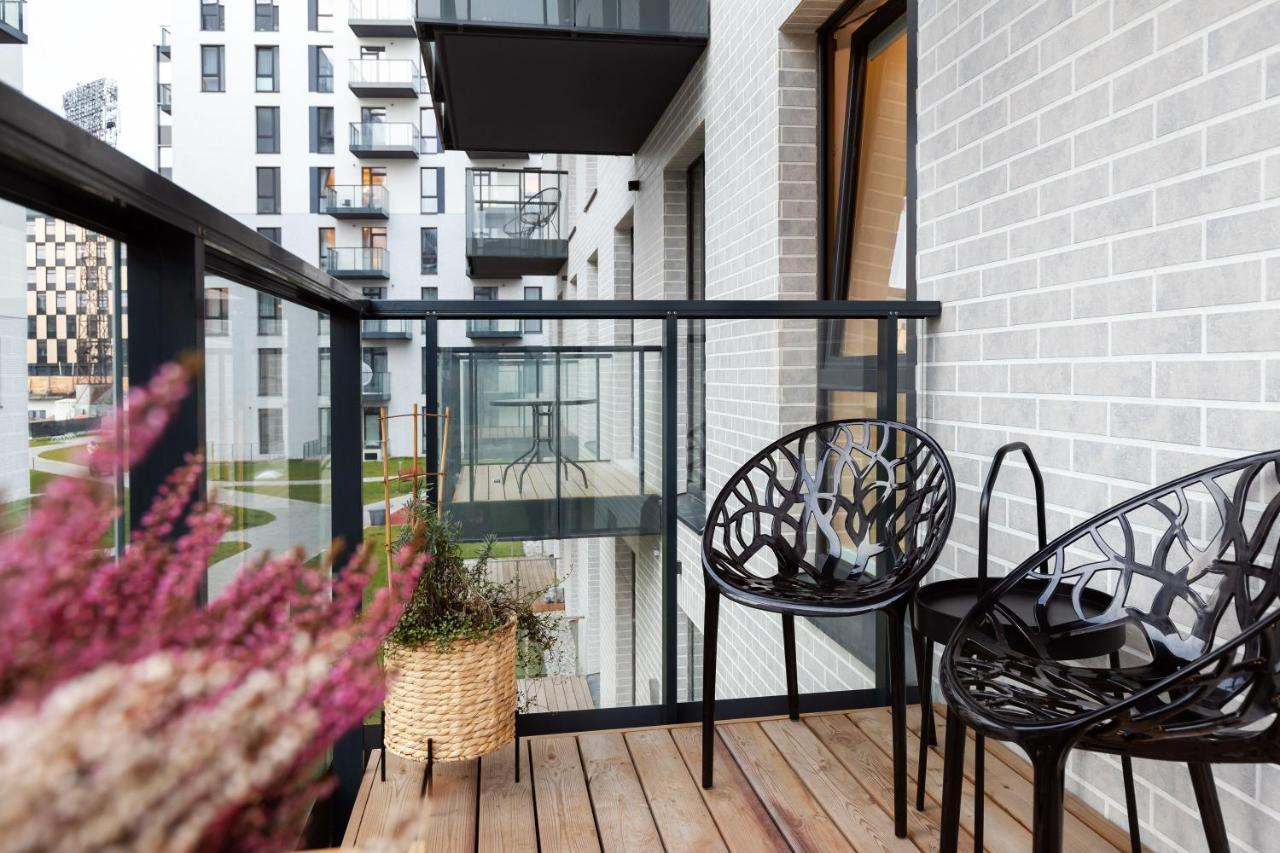City Center Sanctuary Modern Business-Class Studio With Free Parking In The Heart Of VNO Eksteriør bilde