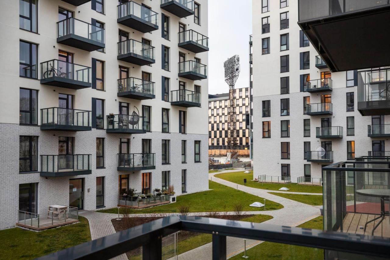 City Center Sanctuary Modern Business-Class Studio With Free Parking In The Heart Of VNO Eksteriør bilde